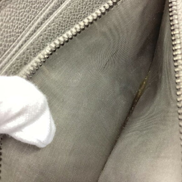 K PRADA Long Wallet Leather Black Card x - Picture 6 of 8